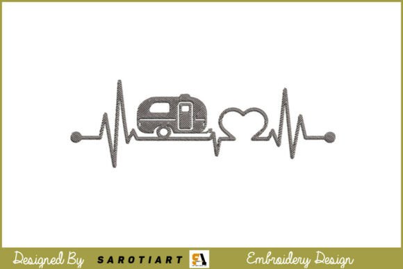 Camping Heartbeat Embroidery Design Review