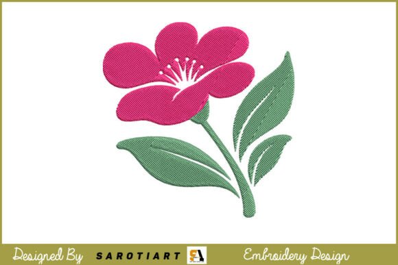 Colorful Retro Flower Embroidery Design Review