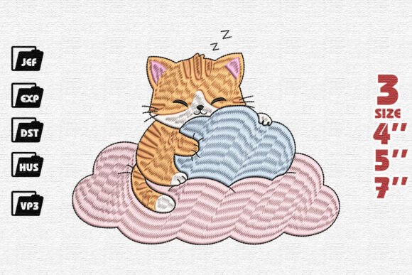 Cozy Charm: Reviewing Sleeping Kitten Embroidery for Holiday Crafters