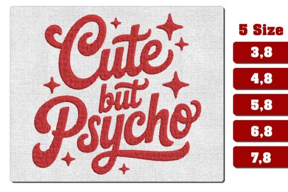 Cute but Psycho Funny Embroidery Machine Review
