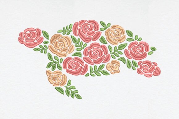Flower Sea Turtle Embroidery Review for Etsy Sellers