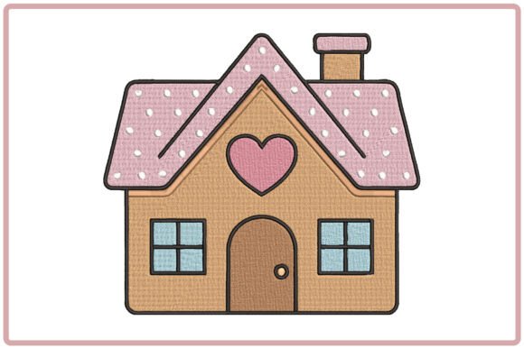 Kawaii Heart House Embroidery Design Review