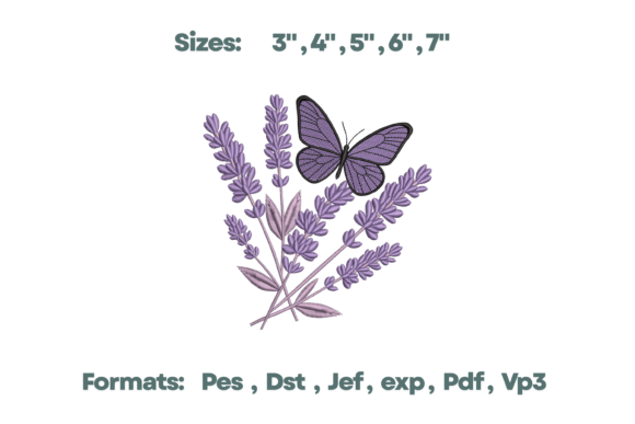 Lavender and Butterfly Embroidery: A Designer’s Review