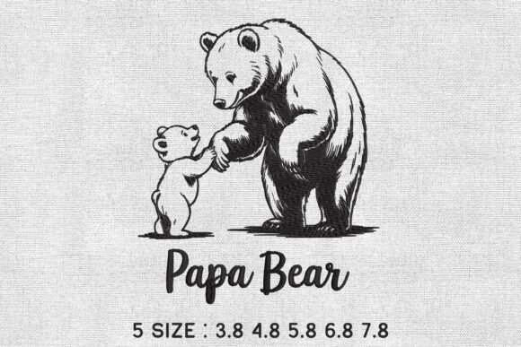 Papa Baby Bear Embroidery: A Seasonal Design Review
