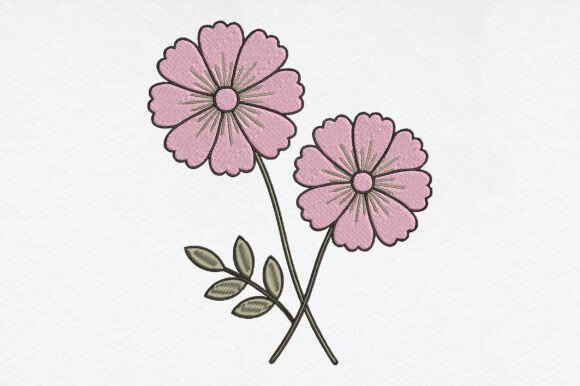 Pink Daisy Flower Embroidery Review for Real Embroidery Projects