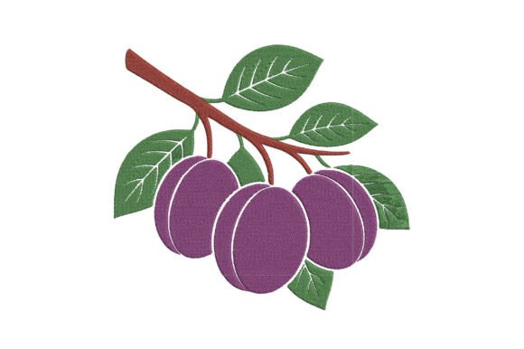 Ripe Purple Grapes Embroidery Design Review