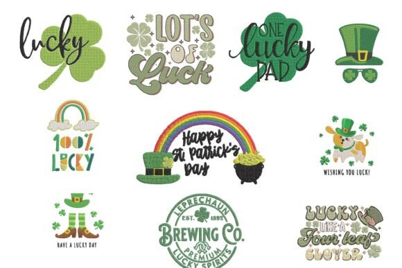St Patricks Day Lucky Clover Embroidery Review