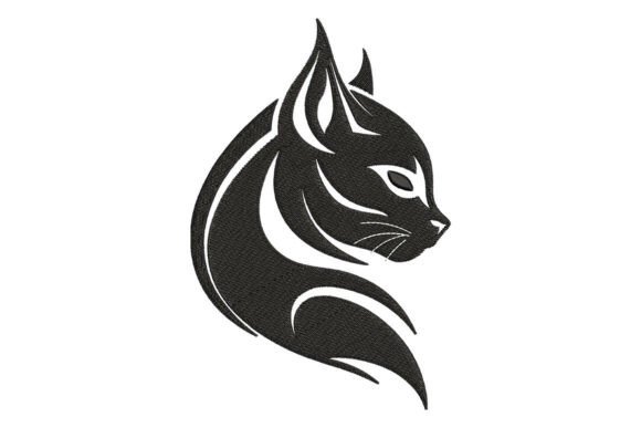 Tribal Cat Embroidery Design: A Craft Fair Must-Have?