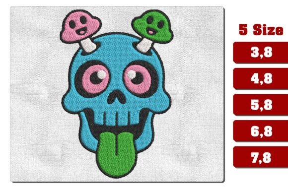 Trippy Mushroom Skull Machine Embroidery: A Designer’s Honest Review for Personalized Gift Makers