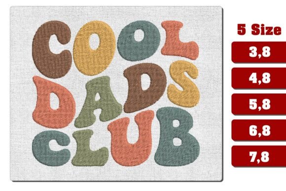 Wavy Cool Dads Club Embroidery Design Review